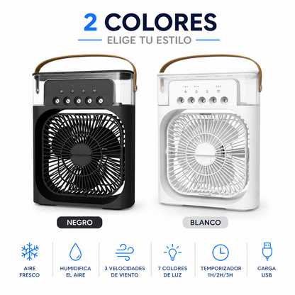 Ventilador portátil con aire frío